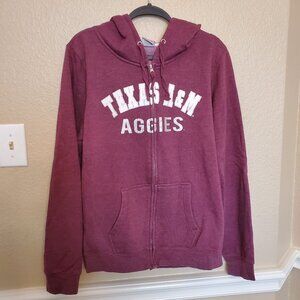Texas A&M Aggies Zip front hoodie